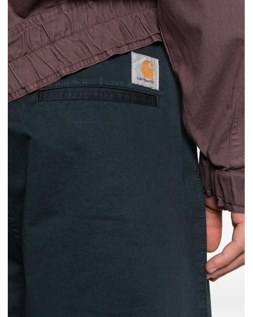 Carhartt Blue Trousers Straight-Leg for men