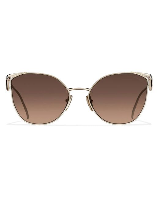 PRADA キャットアイサングラス ブラウン Prada キャットアイ サングラス ブラウン | Lyst