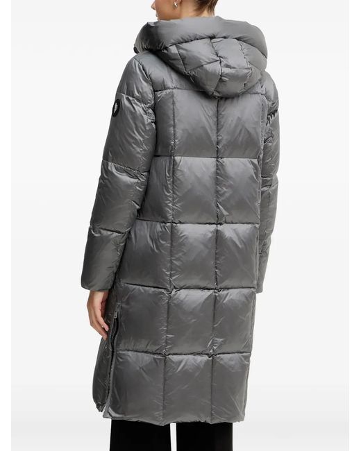 Mos Mosh Gray Mmnova Hooded Quilted Coat