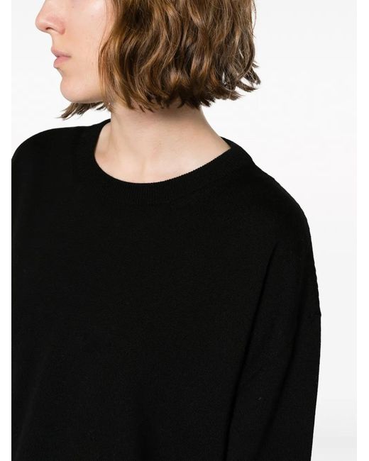 Jil Sander Black Crew-Neck Wool Jumper