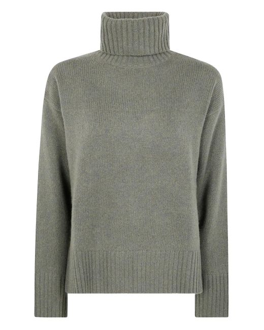 Polo Ralph Lauren Gray Turtleneck Wool Sweater