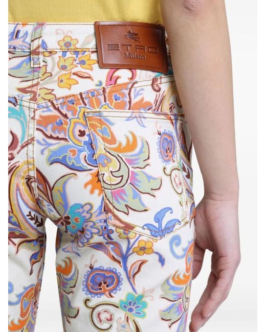 Etro Straight Jeans in het Natural