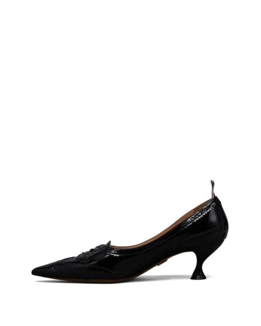 Thom Browne Black Leather Pumps