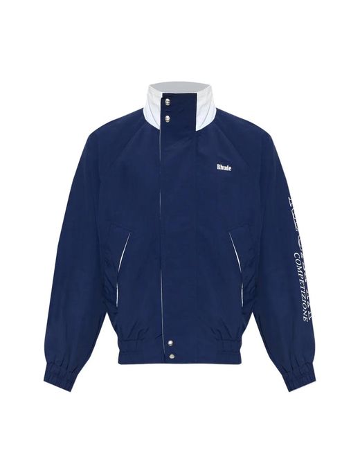 Rhude Blue Sailing Competition Jacket for men