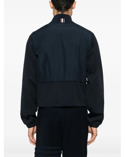 メンズ Thom Browne レイヤード ボンバージャケット Blue