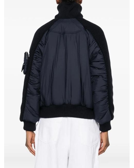 Circus Hotel Black Patch-Pocket Padded Jacket