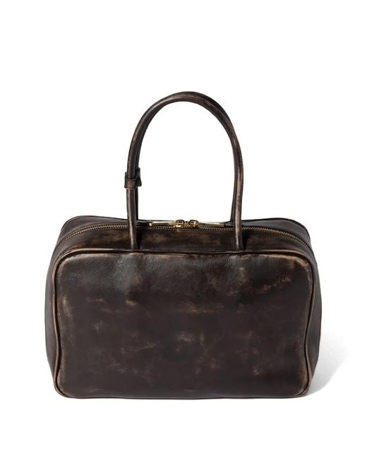 Miu Miu Black Dark Leather Handbag