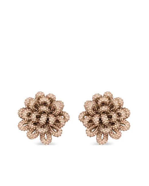 Rosantica Natural Embellished-Flower Earring