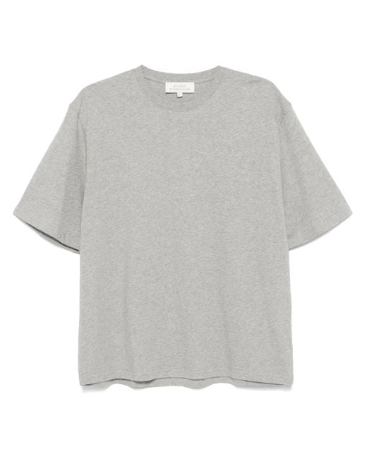 Studio Nicholson Gray Mélange-Effect T-Shirt for men