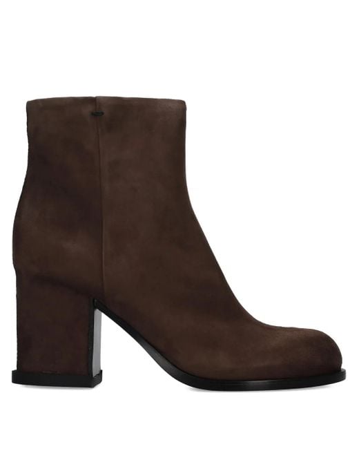 Premiata Brown 70Mm Block-Heel Ankle Boots