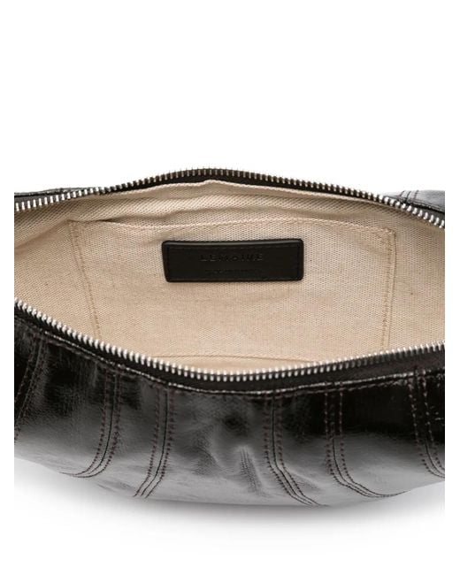 Lemaire Black Small Croissant Bag
