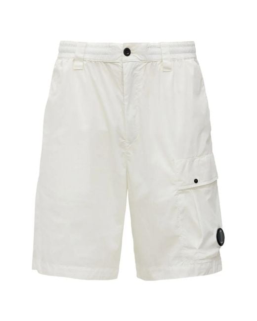 Short À Poches Cargo C P Company pour homme en coloris White