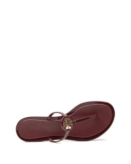 Tory Burch Brown Mini Miller Jelly Sandals