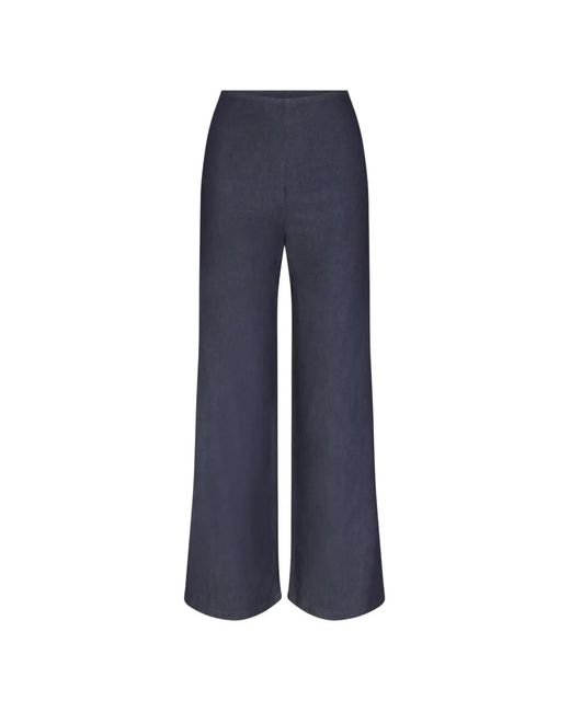 Simon Miller Blue Pia Chambray Trousers
