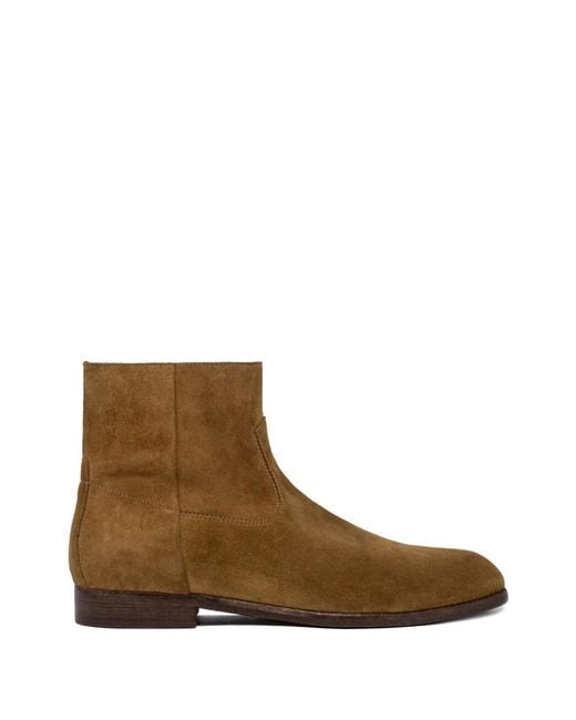 Buttero Brown Floyd Suede Boots for men