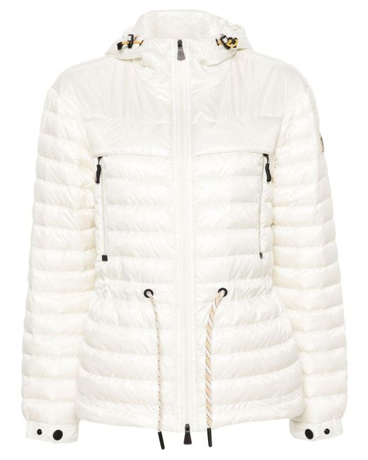 3 MONCLER GRENOBLE Natural Neutral Eibing Quilted Jacket