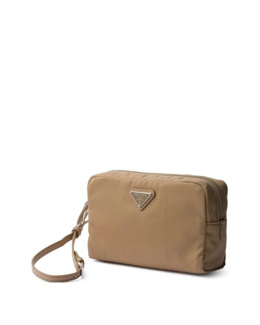 Prada Brown Small Re-Nylon Pouch