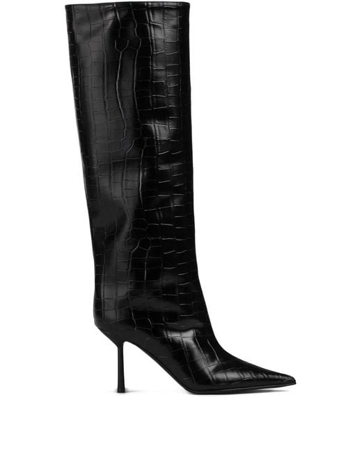 Le Silla Black 80Mm Bella Knee-High Boots