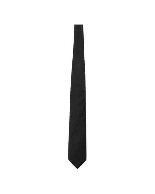 Tom Ford Black Basketweave Tie for men