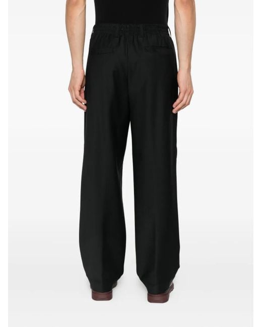 Myths Black Pleated Trousers for men