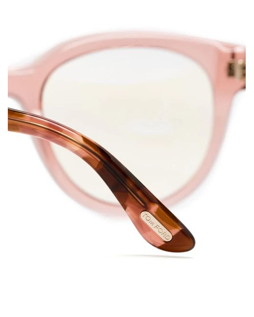 Tom Ford Pink Butterfly Acetate Optical Frames