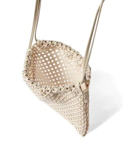 Brunello Cucinelli Natural Pouch Bag