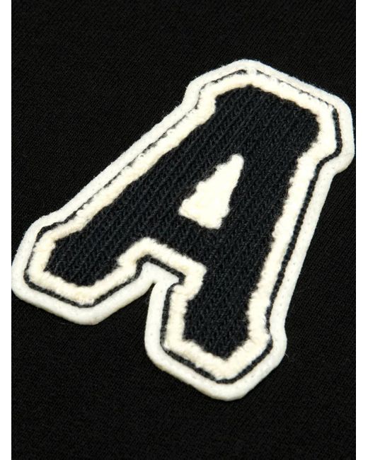 Aape By A Bathing Ape Black Athletic-Logo Sweatshirt for men