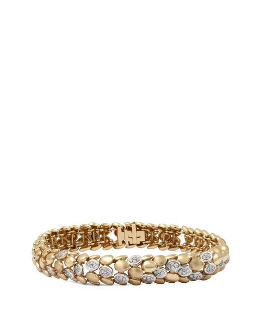 Rainbow K Metallic Small Blossom Diamond Bracelet