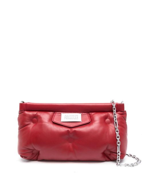 Maison Margiela Leather Glam Slam Red Carpet Clutch Bag | Lyst