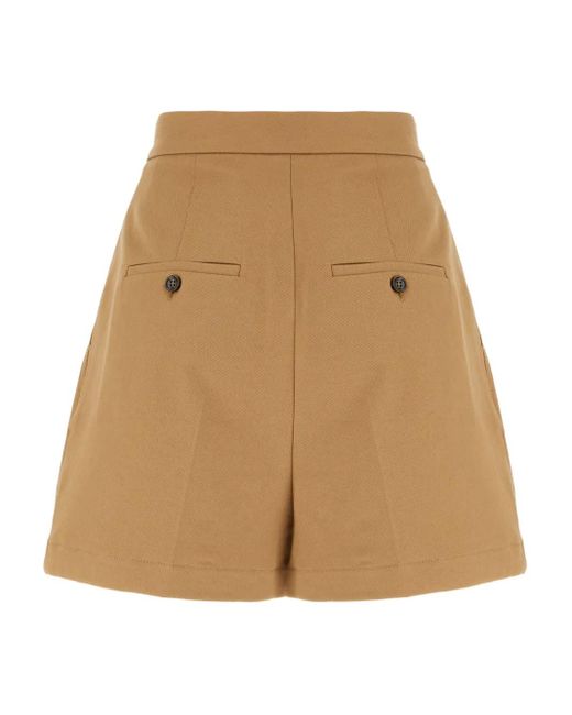 Max Mara Natural Tailored Shorts