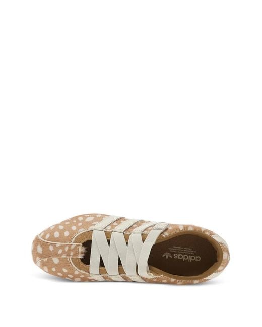 Adidas White Tokyo Mj Animal-Print Touch-Strap Sneakers