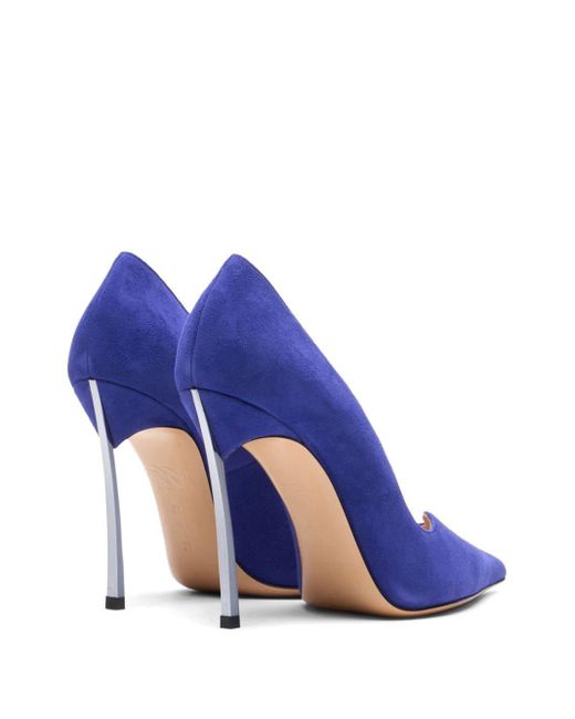 Casadei Blue 100Mm Superblade Pumps