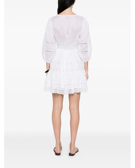 ERMANNO FIRENZE White Lace Mini Dress