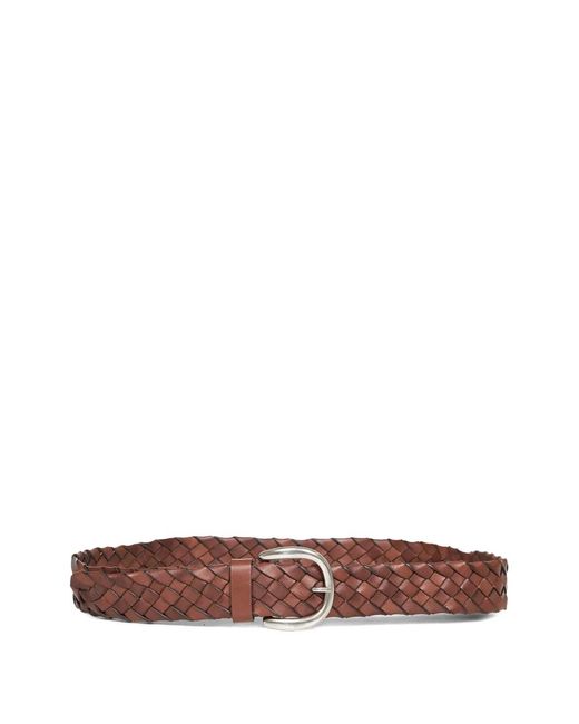 P.A.R.O.S.H. Brown Woven Belt