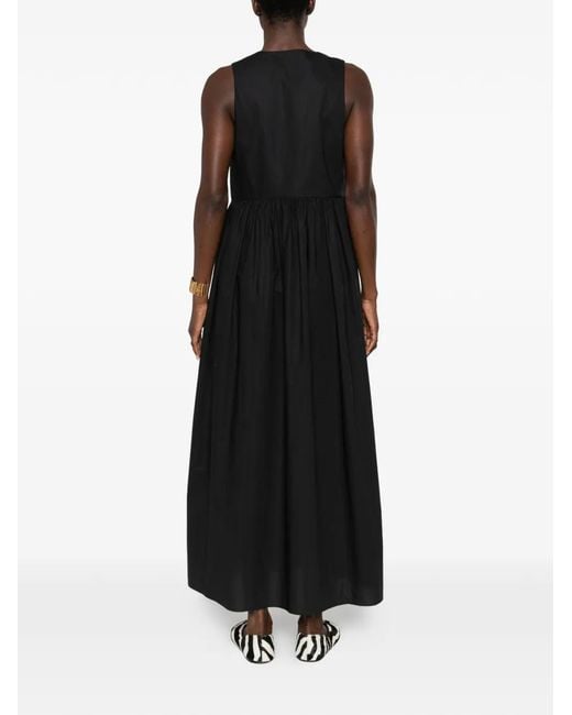 Matteau Black Sleeveless Maxi Dress