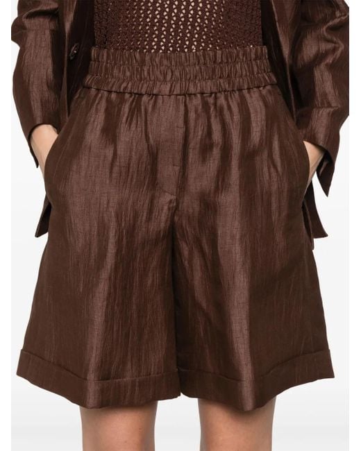 Bermudas anchas Peserico de color Brown