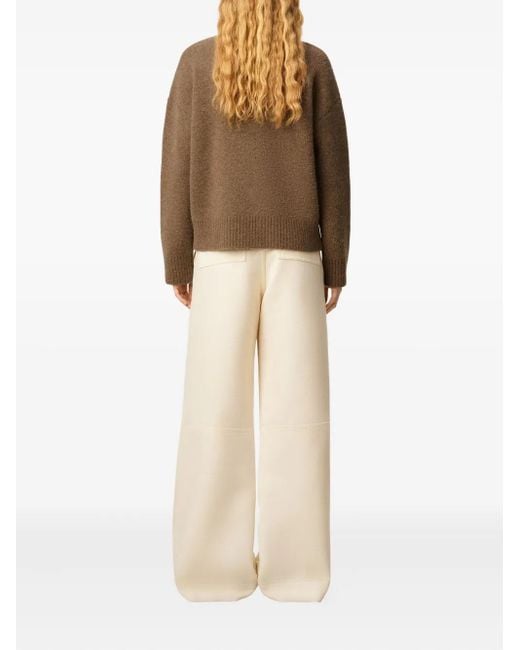 AMI Brown Ami De Coeur Cardigan