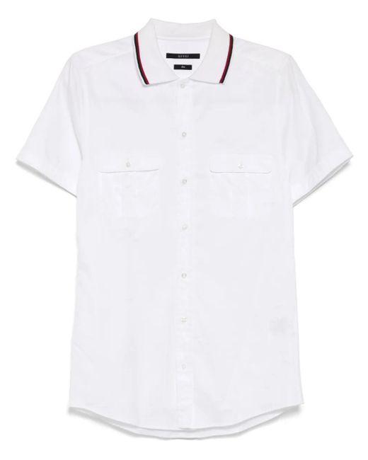 Gucci Hemd mit Webstreifen in White für Herren