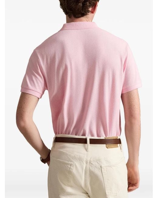 Polo Ralph Lauren Pink Short-Sleeve Polo Shirt for men