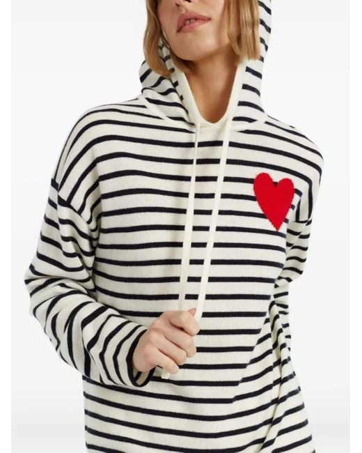 Sudadera Breton Heart con capucha Chinti & Parker de color Gray
