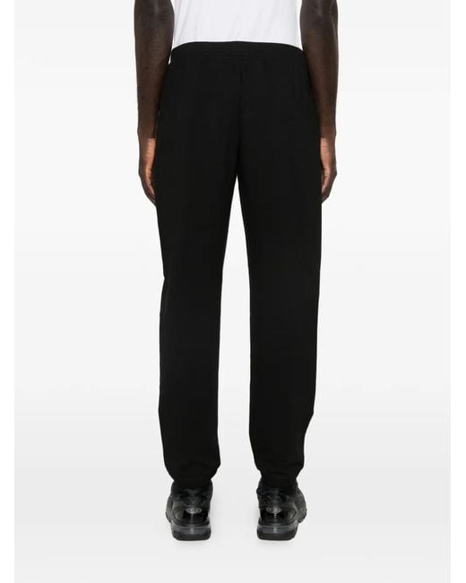 C P Company Black Zip-Pockets Track Pants for men