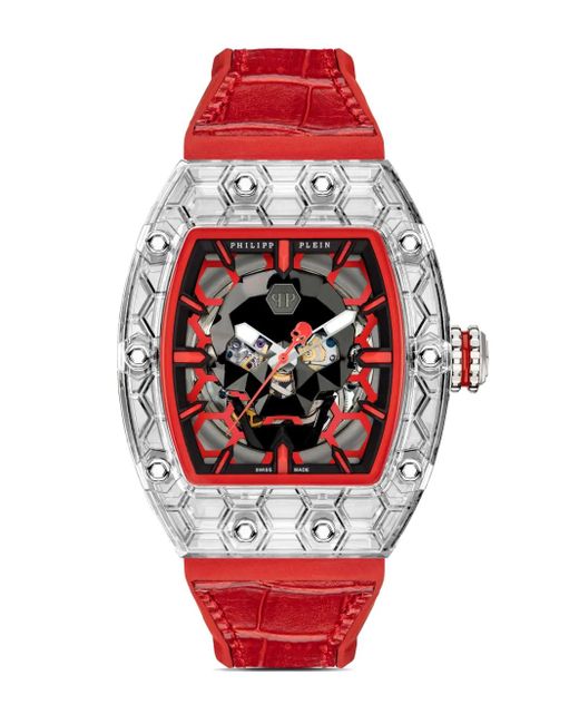 Philipp Plein White Crypto King Cry$Tal $Layer Watch for men