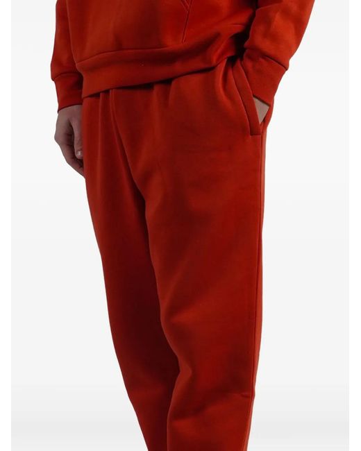 Under Armour Red Side-Pocket Track Pants for men