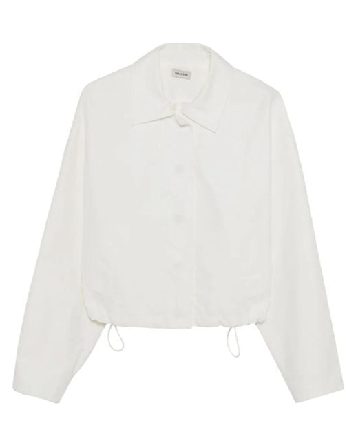 Jonathan Simkhai Everli クロップド ジャケット White
