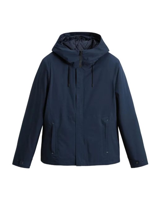 Woolrich Blue 3-In-1 Crestmont Jacket for men