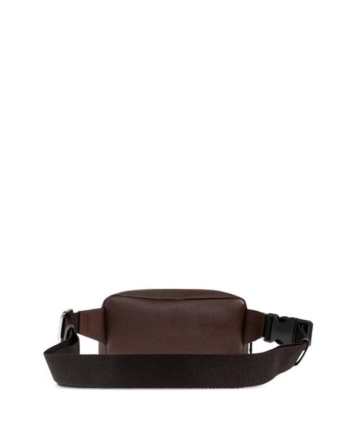 Iceberg Brown Leather Belt Bag for men