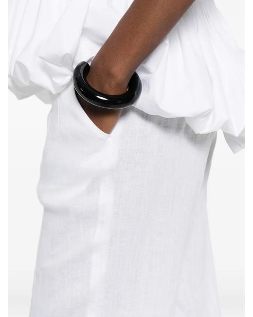 Xacus White Ariel Trousers