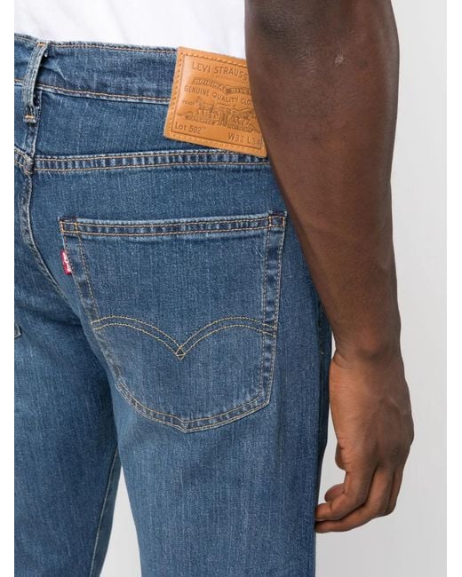 Levi's Straight Jeans in het Blue voor heren