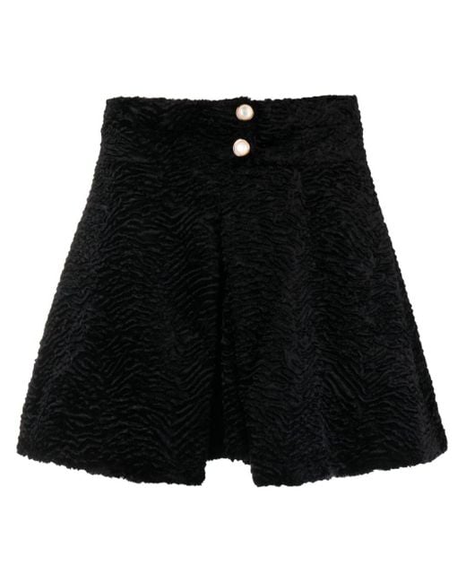 Minifalda en jacquard Casablancabrand de color Black