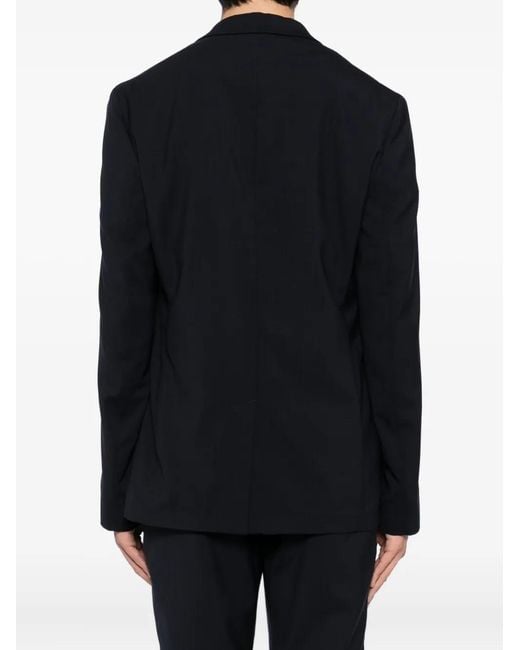 L'Estrange Black Tropical Wool Blazer for men